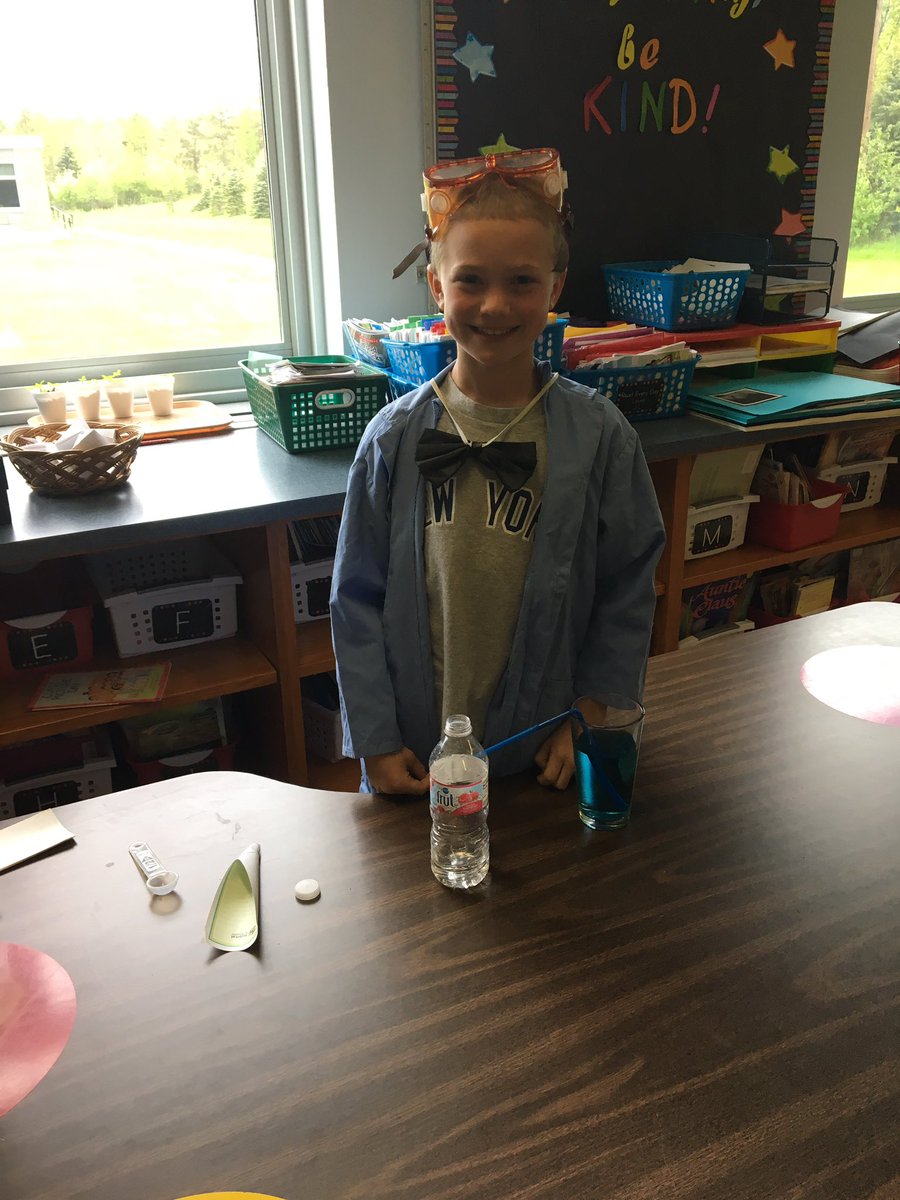 Today’s awesome “Scientist of the Week” used baking soda, vinegar, food coloring, a straw, a cork, and bubbles for a chemical reaction! So cool!!