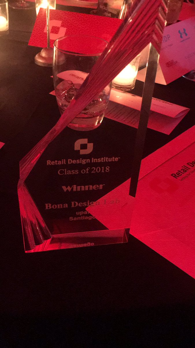 Glad to be part of the BDL Team!  Just recognized for our Upa design Santiago <a href="/Retail/">Unfabricated Retail</a> Design Institute Award’s ceremony.  Onward and Upward!  #retaildesigninstitute #designmatters