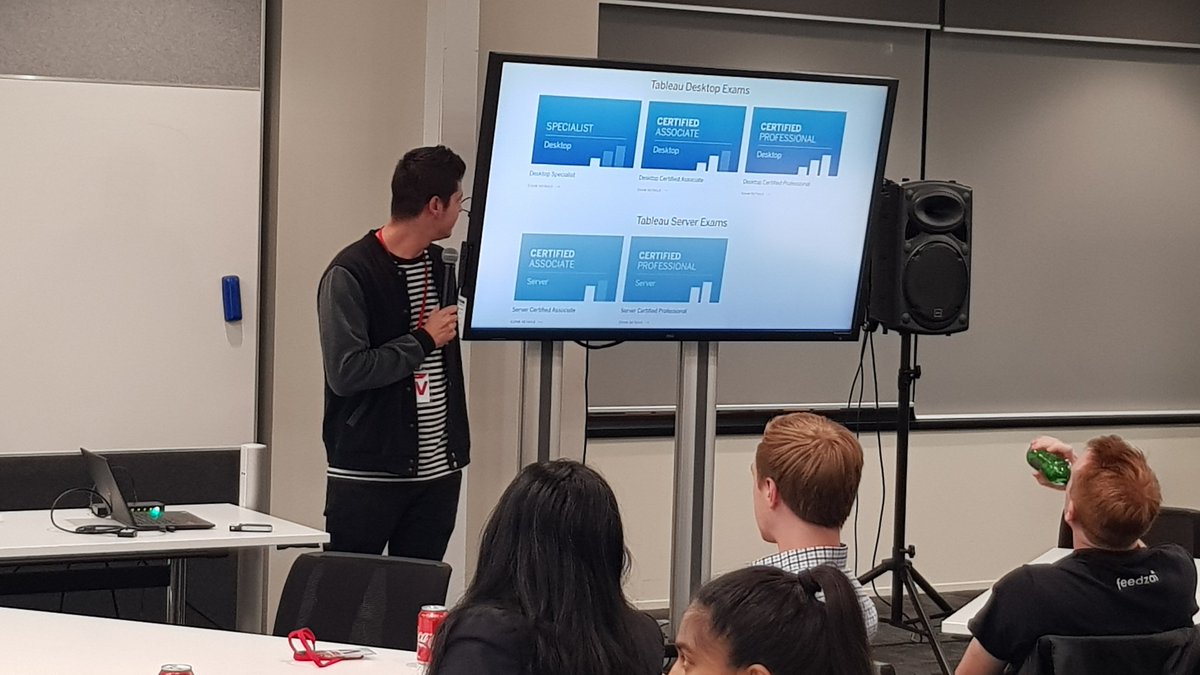 AucklandTug's tweet photo. We also had Christopher Eng from @Burgerfuel talk about his experiences with @Tableau training and certifications, just in time for #CertifiablyTableau day!
Great to hear first hand what the training &amp; certifications involve and what to consider! https://t.co/fs1aDh6vqZ