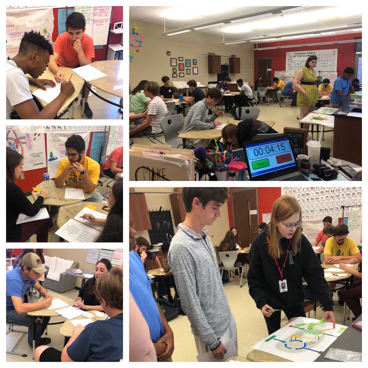savageapbio's tweet photo. Thanks to current and former AP Bio students for helping get my Bio 1 kids ready for their EOC tomorrow! I loved seeing my students (and @LBAPBio) teach each other 😍 #Collaboration is the WAY we do things at #springhill Peer tutoring gives me #PrideIn5 #shhs #eocready #letsdoit https://t.co/ZgVgLNlGff