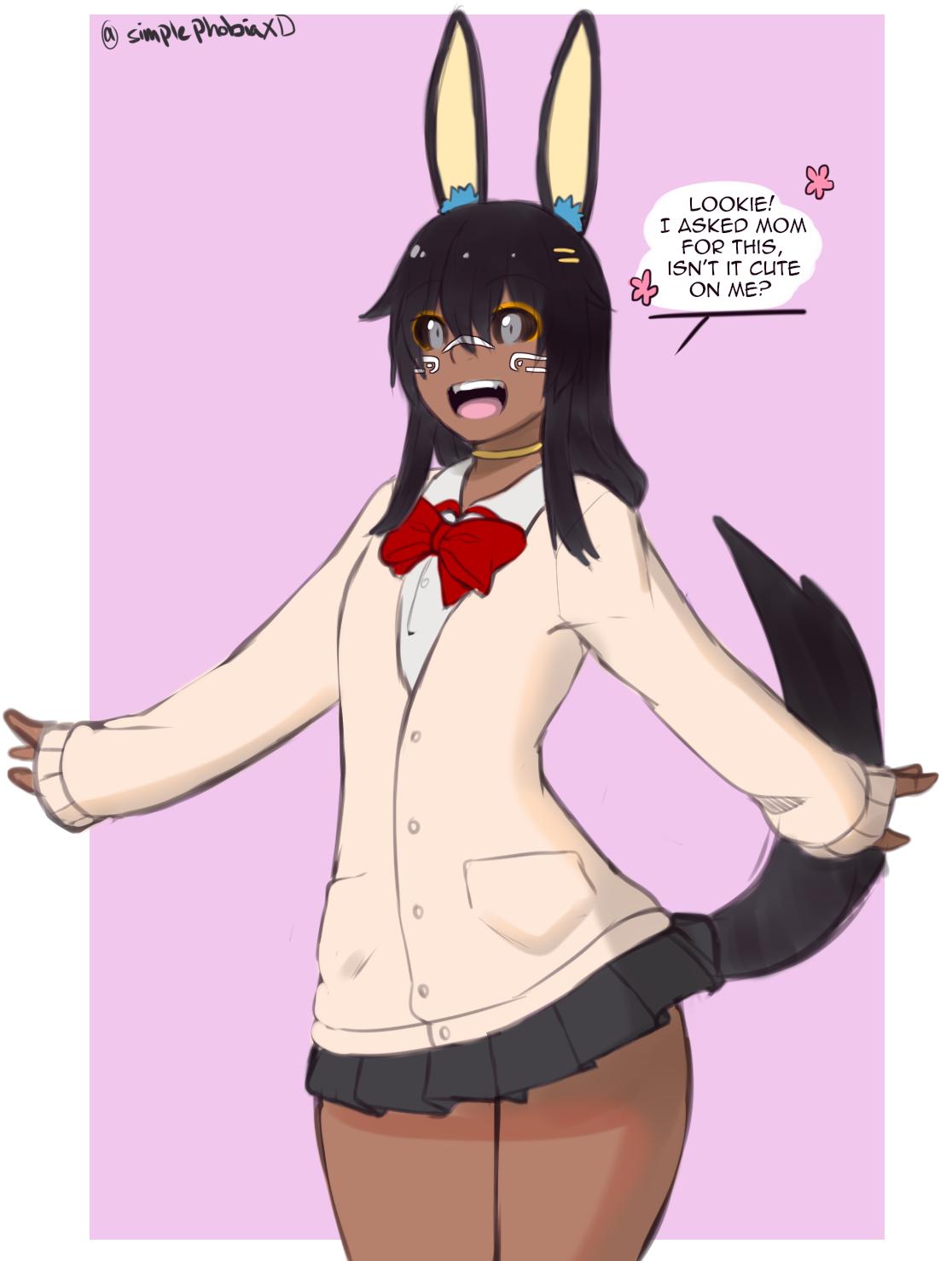 Lilith 🔞(Commissions Closed) on X: Quick Sachi art before work :>  t.cotlooiDTAEn  X