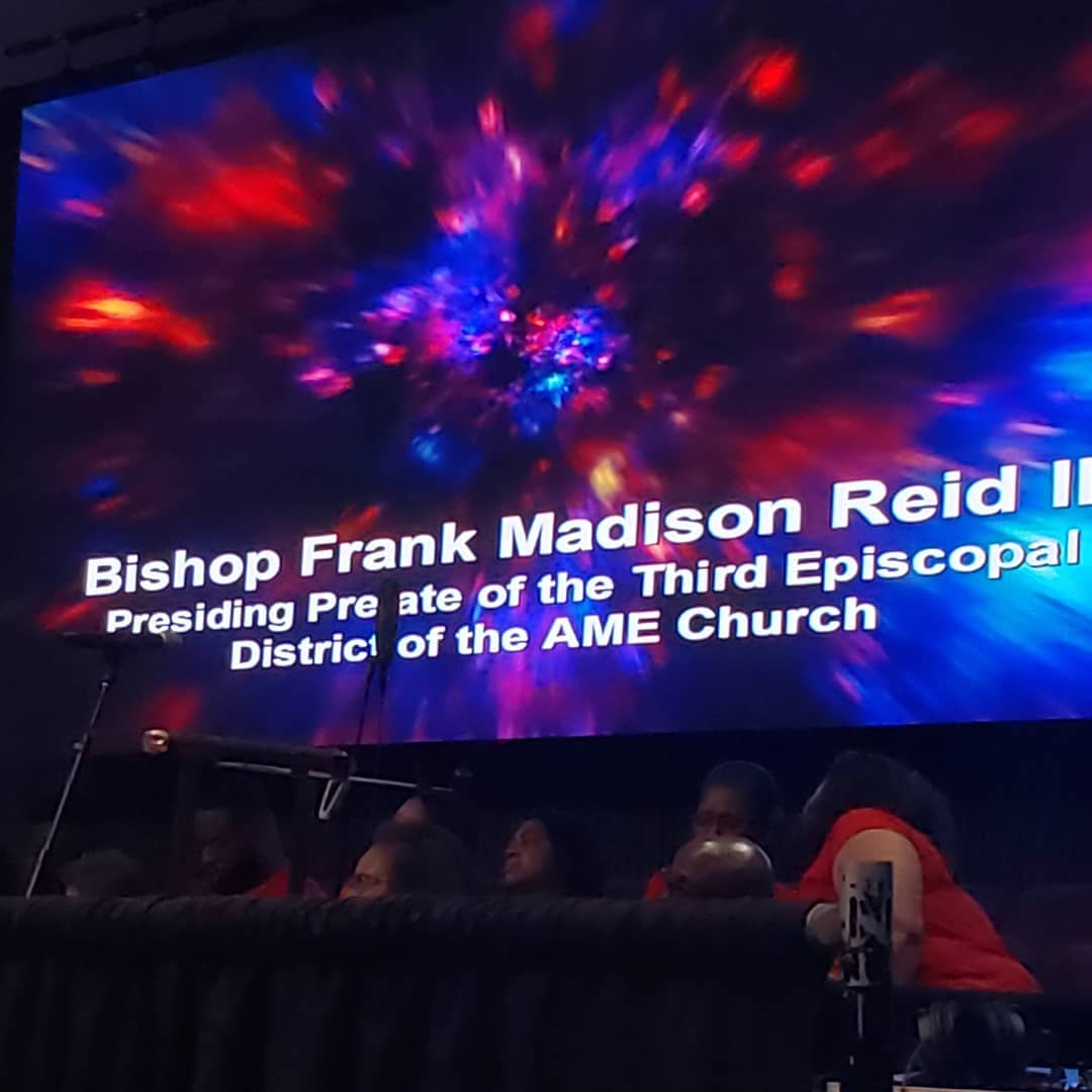 ssclive's tweet photo. "I've Decided To Live" (Roman's 8:1-8)
Listening to Bishop Frank M. Reid III [Presiding Prelate of the 3rd Episcopal District of the AME Church] give a good Word tonight at Bible study!
#myfoundation #amestrong #determinedtolive
shared by #ericataylor @ssclive @KWCosby https://t.co/qlmlnup8OW