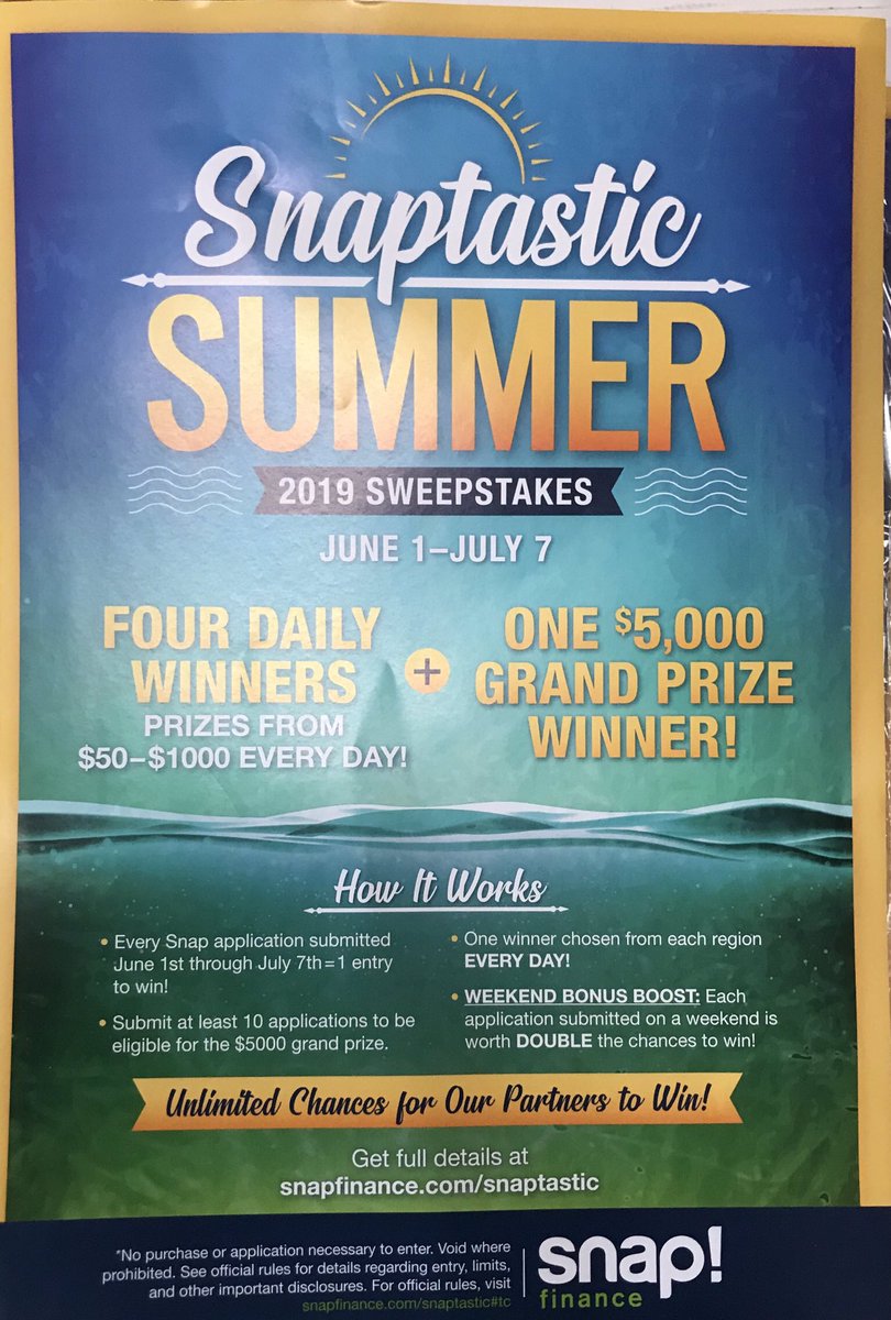 daniel38808674's tweet photo. This just in. Love our promotions, they really stimulate business! Go Snap!! https://t.co/7739Yjg7Bs
