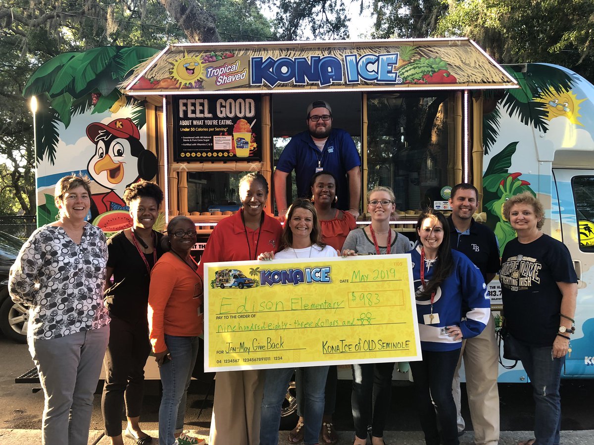 Thank you <a href="/kona_old/">Kona Ice of Old Seminole Tampa</a> for always supporting us! We can not wait to continue our partnership in 2019-2020! @AchievementSch @CandiceDodd <a href="/ErinFiallo/">Erin Fiallo</a> <a href="/hccptaptsa/">Hillsborough PTA</a> <a href="/HCPSCommunity/">HCPSCommunity</a>