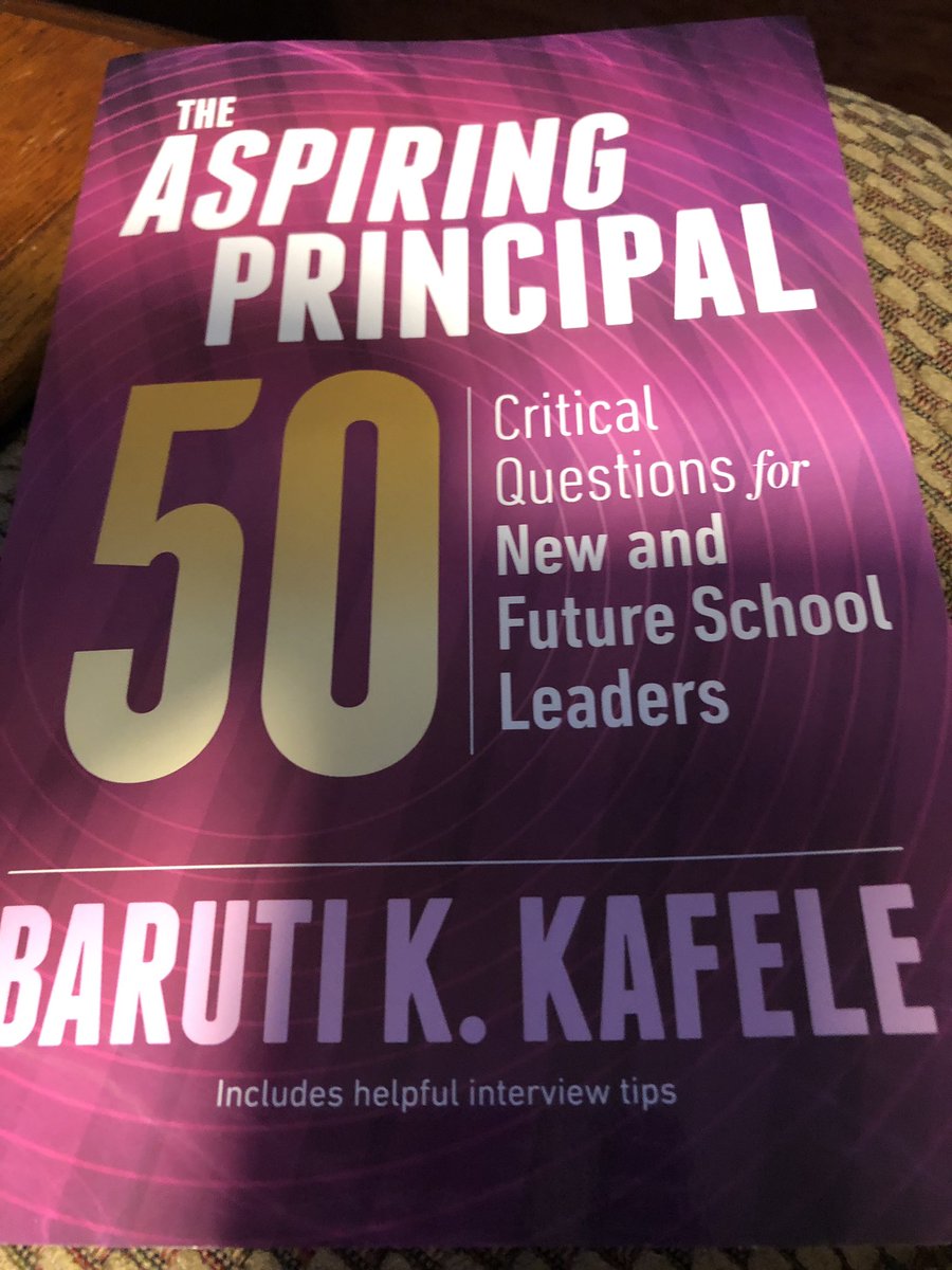burris02's tweet photo. Can’t wait to start reading! Always learning, always growing! @PrincipalKafele https://t.co/gmeIFX8MwI