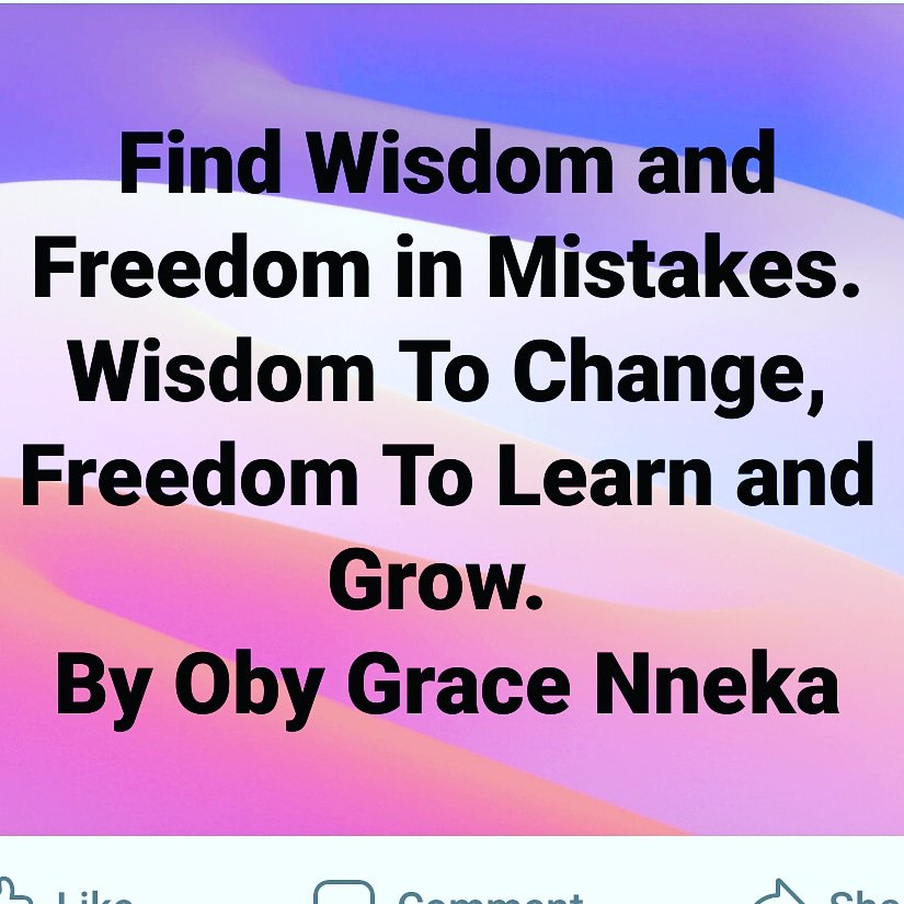 ObyGraceNneka's tweet image. Do not let your #mistakes #defineyou, grow #withlove. #motivationalquotes  #ObyGraceNneka