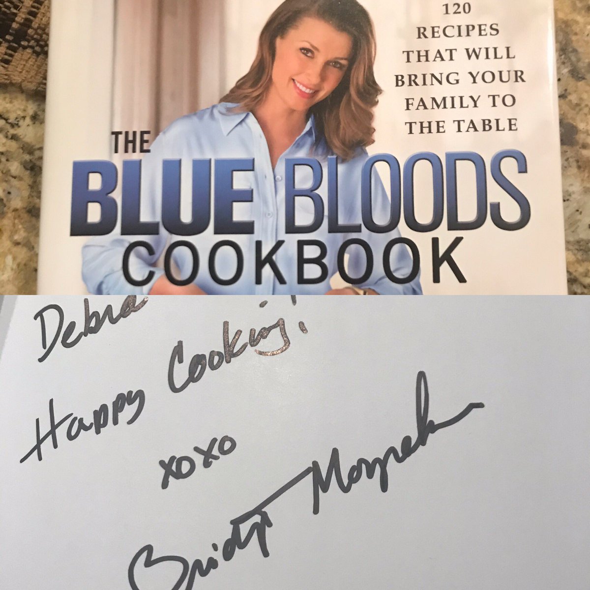 dcaridi22's tweet photo. @bridgetmoynahan @BlueBloods_CBS Thank you so much! I can’t wait to try your Sunday dinner recipes! https://t.co/VxEtfcup6G