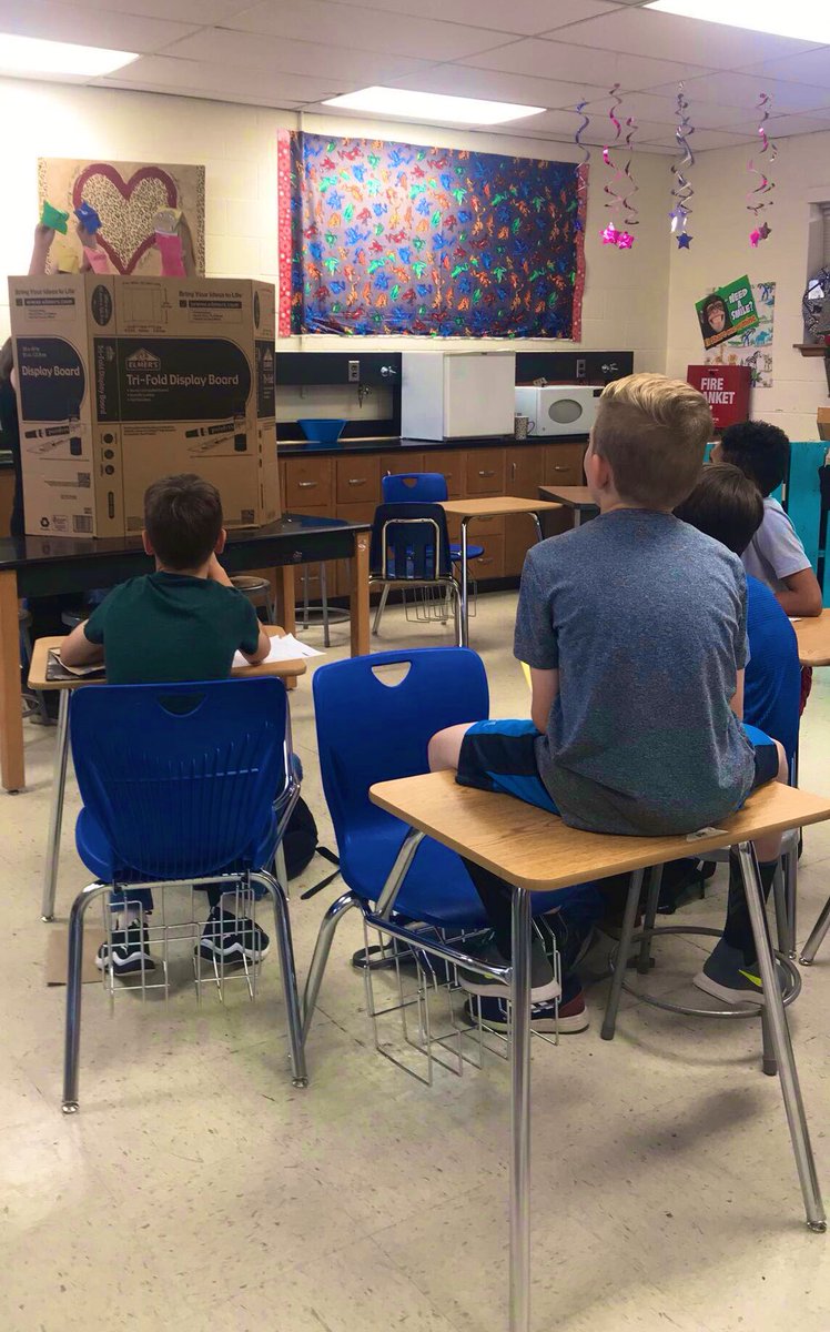 StappCassidy's tweet photo. Over the last two days, students made the cutest, most creative puppets and wrote a script over any topic we covered in 6th grade science this year! They loved it, and so did I! ❤️ #BetheoneLMS https://t.co/EGaSEXmQsI