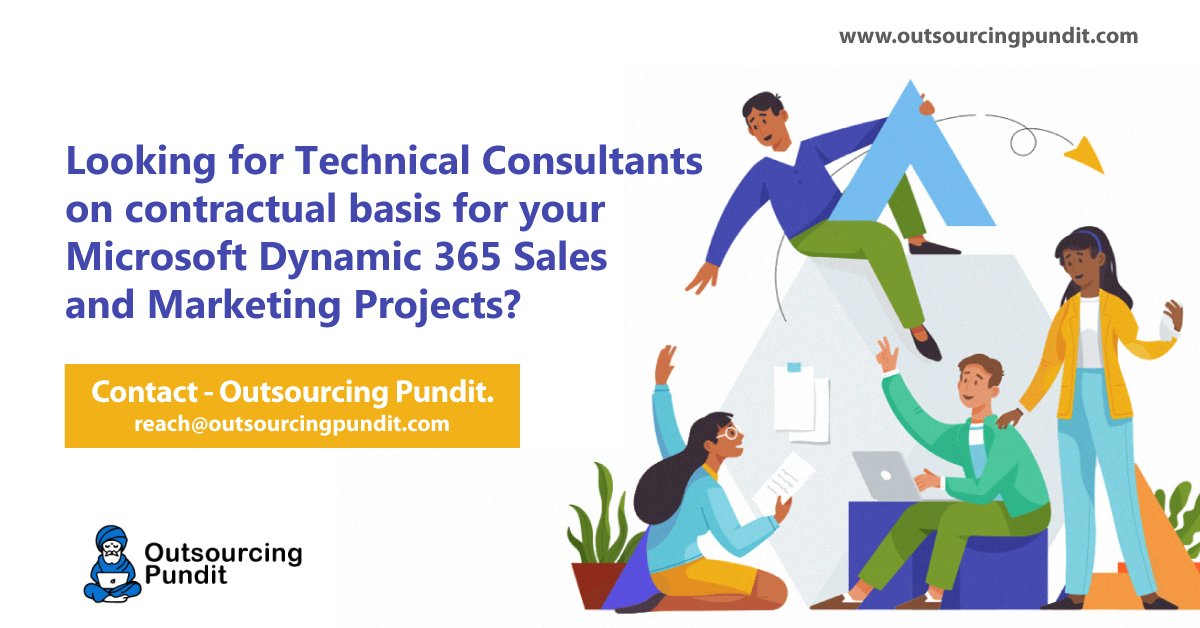 Outsourcing Pundit (@outsourcingpund) on Twitter photo We have a pool of technical consultants for your #MSDyn365 Sales & Marketing Projects.
Augment them today from <a href="/OUTSOURCINGPUND/">Outsourcing Pundit</a>
#outsourcing #MSDyn365CRM We have a pool of technical consultants for your #MSDyn365 Sales & Marketing Projects.
Augment them today from <a href="/OUTSOURCINGPUND/">Outsourcing Pundit</a>
#outsourcing #MSDyn365CRM