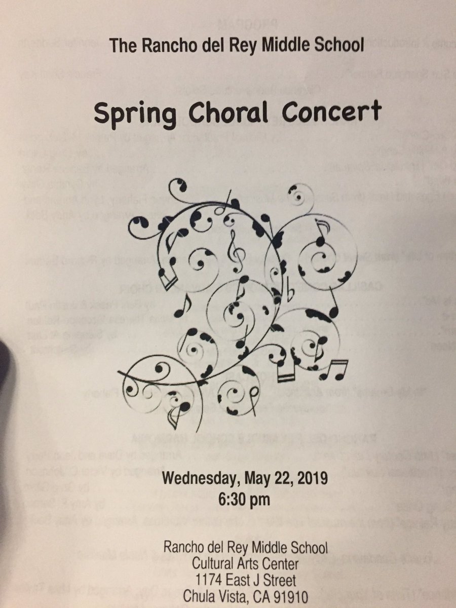 SUHSD VAPA (@vapa_suhsd) on Twitter photo So happy to be here to see the amazing Jennifer Sudderth and the <a href="/rdmroyals/">Rancho Del Rey</a> choirs at her farewell concert. Our best to you in your retirement! <a href="/SUHSD/">Sweetwater Union High School District</a> #theArtsMatter So happy to be here to see the amazing Jennifer Sudderth and the <a href="/rdmroyals/">Rancho Del Rey</a> choirs at her farewell concert. Our best to you in your retirement! <a href="/SUHSD/">Sweetwater Union High School District</a> #theArtsMatter