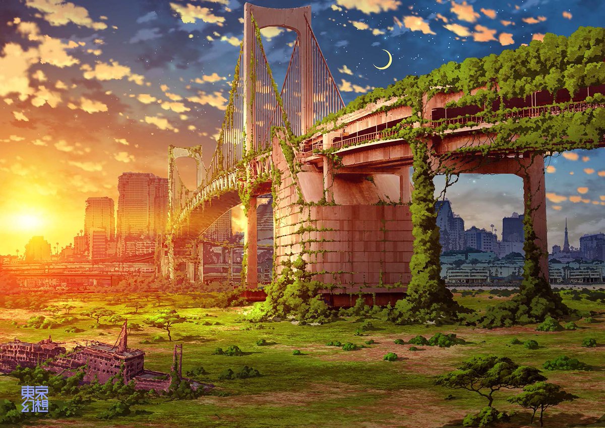 東京や世界の名所 廃車など 時を経て朽ち果て苔むした荒廃感漂う幻想絵が素敵なので ぜひ見て欲しいです Togetter 東京や世界の名所 廃車など 時を経て朽ち果て苔むした荒廃感漂う幻想絵が素敵なので ぜひ見て欲しいです Togetter