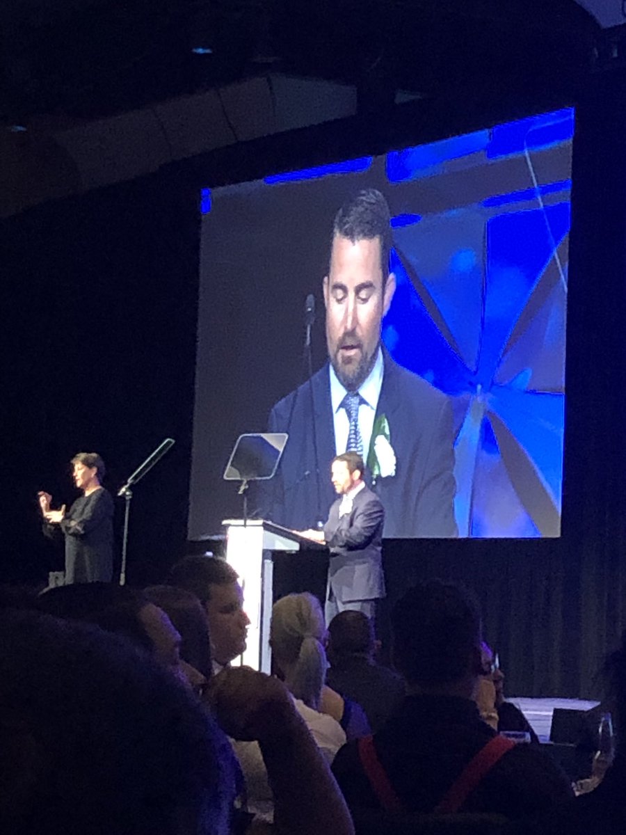 SourceAmerica's tweet photo. Congratulations to Caruso’s Coffee for being named as a winner “It is an honor to be recognized in this honor, humbling and I appreciate it.” #SourceAmericaConf https://t.co/cURgyu7eku