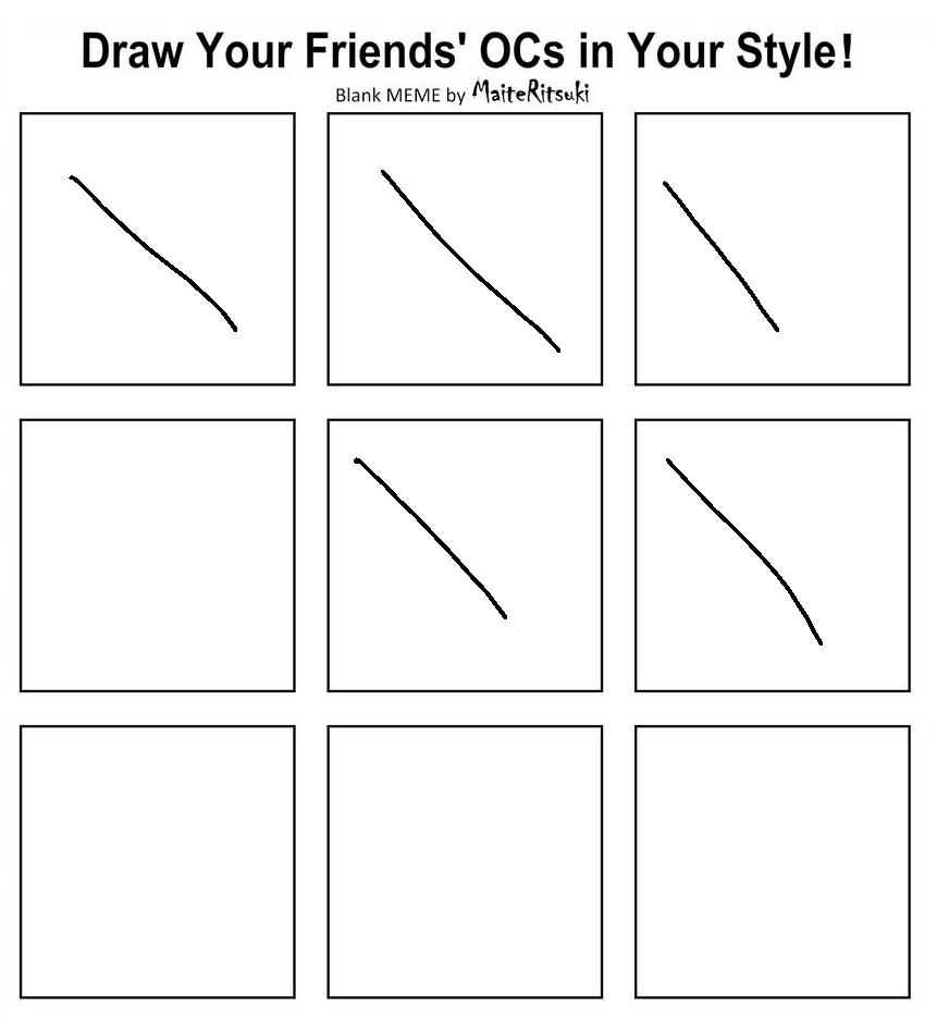 Hoaxghost I Wanna Do That Drawing Friends Ocs In Your Style Meme So Imagine Im Attaching The Template For That To This Mutuals Pals Pls Send Ne Ur Gremlins