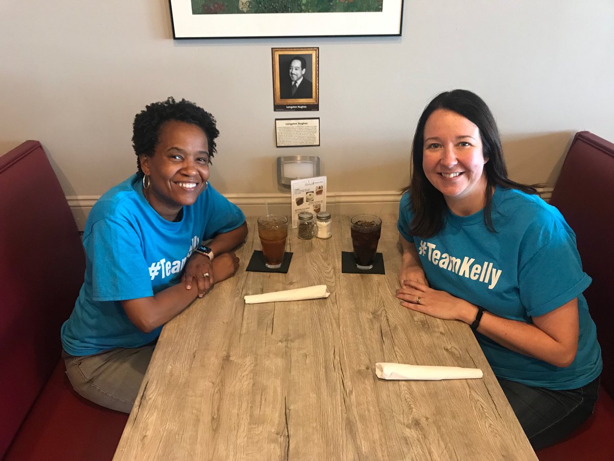kelly4lee's tweet photo. Thanks ⁦@melissachabot⁩ for coming out! #RunKellyRun https://t.co/vdfKRl9Rl6