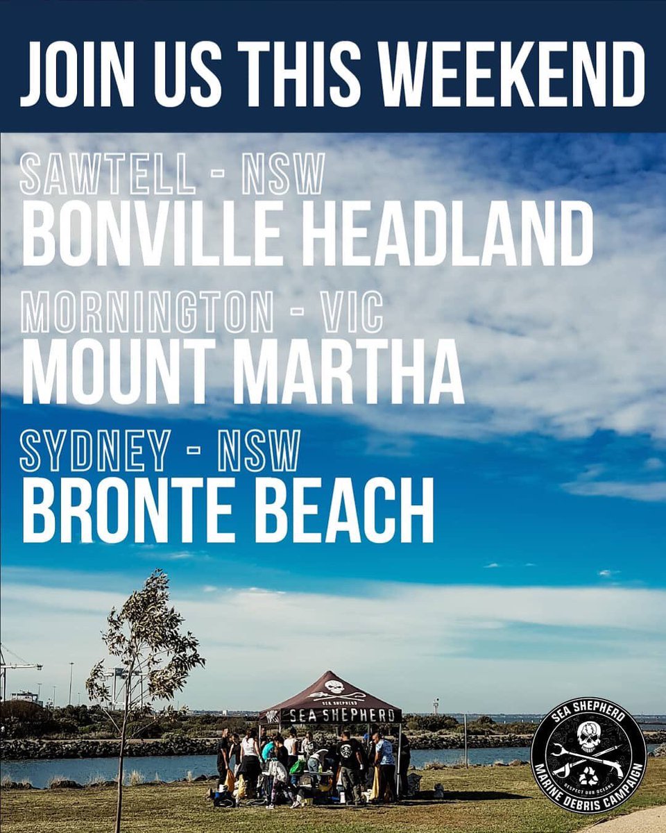 SeaShepherdMDC's tweet photo. Join us in the fight to keep our oceans debris free. This weekend we have three clean-ups planned over two days.

Stand with us, as we #StemtheTide

For further details checkout our events tab on FB - https://t.co/DNSQlskxvN https://t.co/lWaBBDrg8g