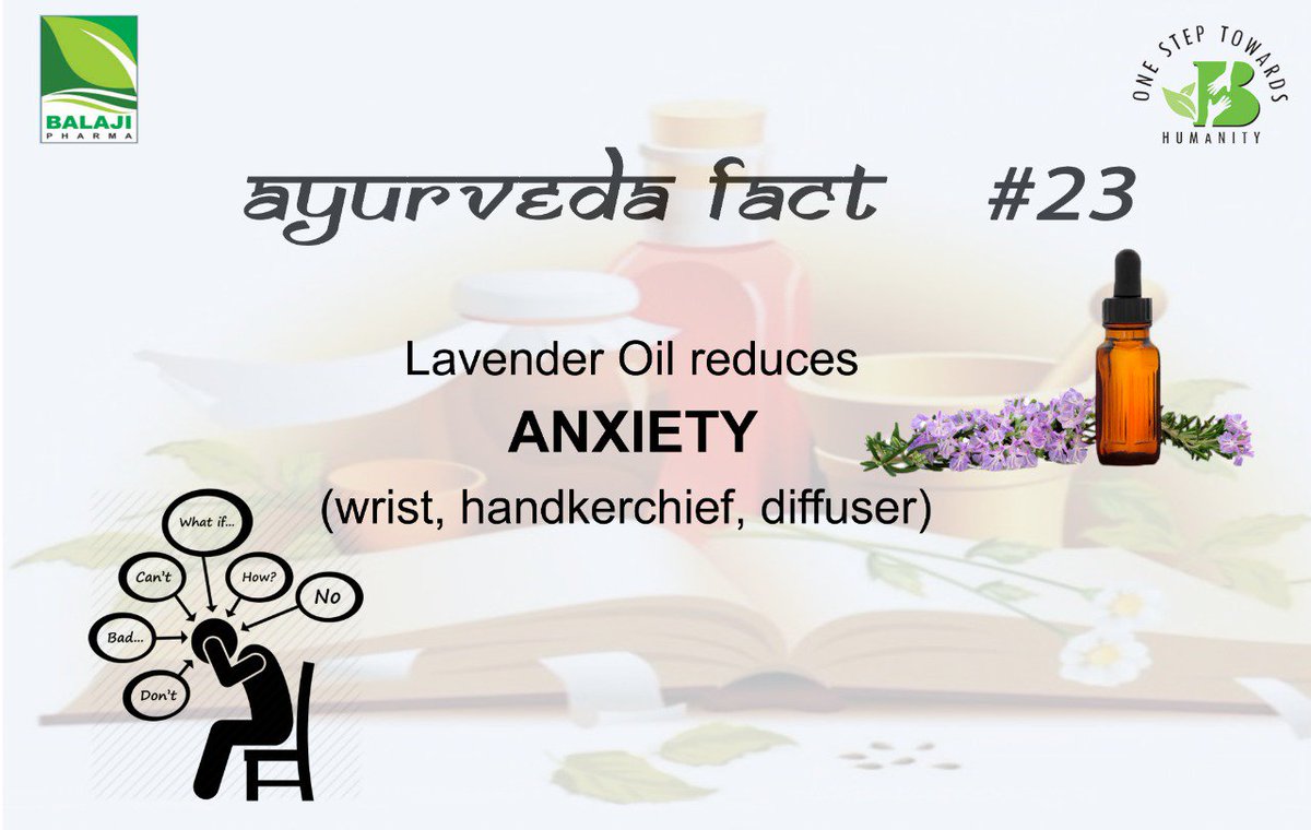 pharma_balaji's tweet photo. Kill your ANXIETY!! 😰  #humanity #health #healthcare #nature #herb #ayurveda #ayurvedalife #naturalcare #tension #anxiety #ElectionResults2019 #democracy #nation #electionresults #india #nation #lavender #naturalway #thursday https://t.co/tCwlWzM27t
