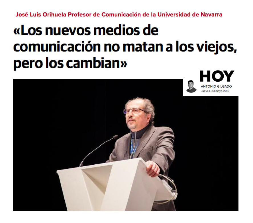 LuismiPedrero's tweet image. «Avanzamos hacia un mundo #transdigital donde la tecnología optimizará la inteligencia humana y humanizará las máquinas: el reto será trabajar juntos». Qué inspiradoras son siempre las reflexiones de @jlori @unav 

🔗bit.ly/2Wpmv6C (vía @hoyextremadura)