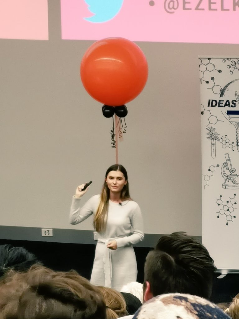 <a href="/ezelkokcu/">Ezel Kokcu</a> keynote at <a href="/Velocityuoa/">Velocity UoA</a>
"I called this one company 7 times. They said stop calling, we're not interested in your product. I said have a great day, and I'll call you back later."

#tenacity