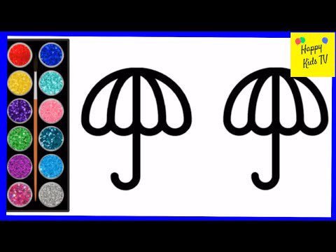 youtube.com/watch?v=hoSiJz… Glitter Rainbow Umbrella Colouring &amp; Drawing | Learn Colors for Kids, Toddlers | Happy Kids TV– Glitter Rainbow Umbrella Colouring &amp; Drawing | Learn Colors for Kids, Toddlers | Happy Kids TV