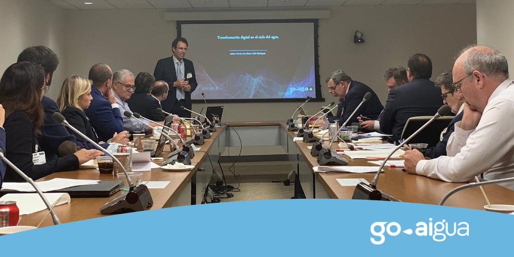 IdricaHQ's tweet photo. #SpainWater4Development | 🗣️ Durante el día de ayer nuestro CEO @JaimeBarba_ habló en #Washington sobre la adopción de las nuevas tecnologias en la industria del #agua y de sus beneficios. 📈#FairWater #TransformacionDigital #EventosGoAigua https://t.co/h0Ta787mkV