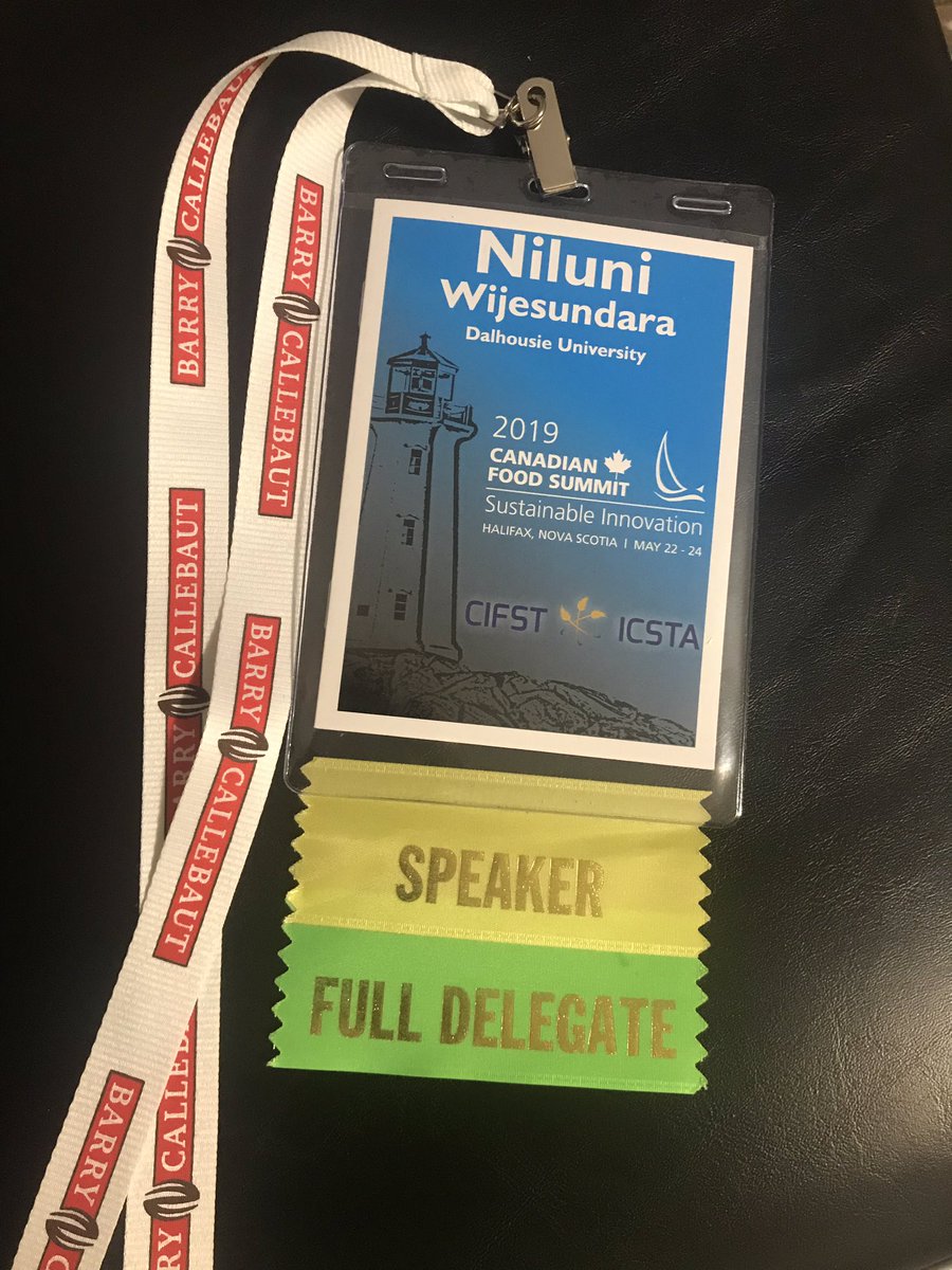 Niluni1's tweet photo. Day 01-@CIFST_ICSTA 2019 Canadian Food Summit@westin, Halifax,NS# Speaker# Session 1B- Food Safety #CIFST19 https://t.co/S2xTh982as