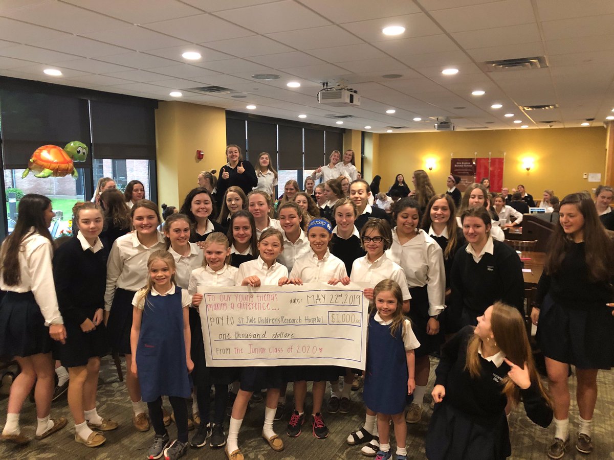 Vis_StuCo's tweet photo. 6 Lower School Students sit on a Kids Committee for a St Jude’s Children Research Hospital event called Theatre of Dreams. They help fundraise and plan the event! 
.
.
.
Today the Junior Class made a great contribution to St. Jude’s and the event!! https://t.co/rIjxUEwpnH