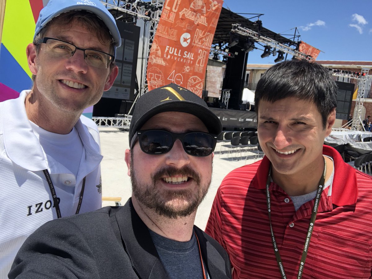 RealRichardT's tweet photo. .@DanPatrickEDU represent!
Had lunch with Mark Condron and @RishiBarran on campus today and enjoyed some more delicious food trucks!
@FullSail #FulkSailHOF #HOF10 https://t.co/8dDXQbkmiu