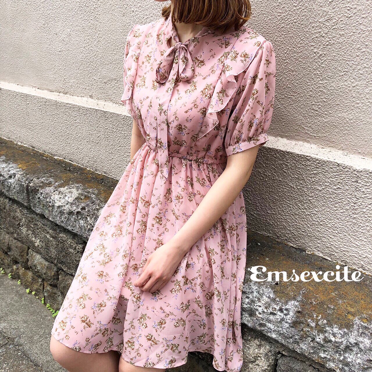 39 割引m人気スポー新作 2900 お嬢様花柄ワンピース ひざ丈ワンピース レディースm Pumpkinranch Com