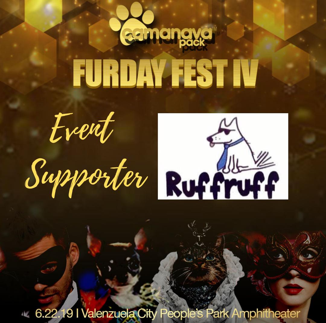 CamanavaPack's tweet photo. Furday Fest IV: The Royal Masquerade would like to thank our steadfast partner Ruffruff.
Please check their FB page: Ruffruff Pet Supplies for their amazing products.
#camanavapack
#FurdayFestIV
#FFIVMasquerade
#RuffruffPetSupplies https://t.co/U6z4nzHuNK