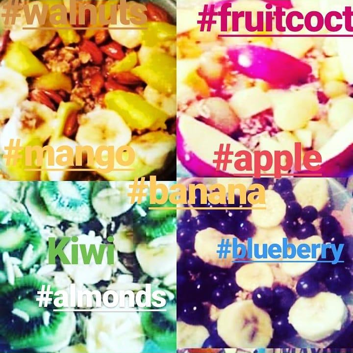 DoreneShaver1's tweet photo. #oatmealsurprise #fuelforschool #kidskreationsrecipes made with #realfruit #realnuts #realoats #realhoney #fibromenu https://t.co/qytd1rZaIW