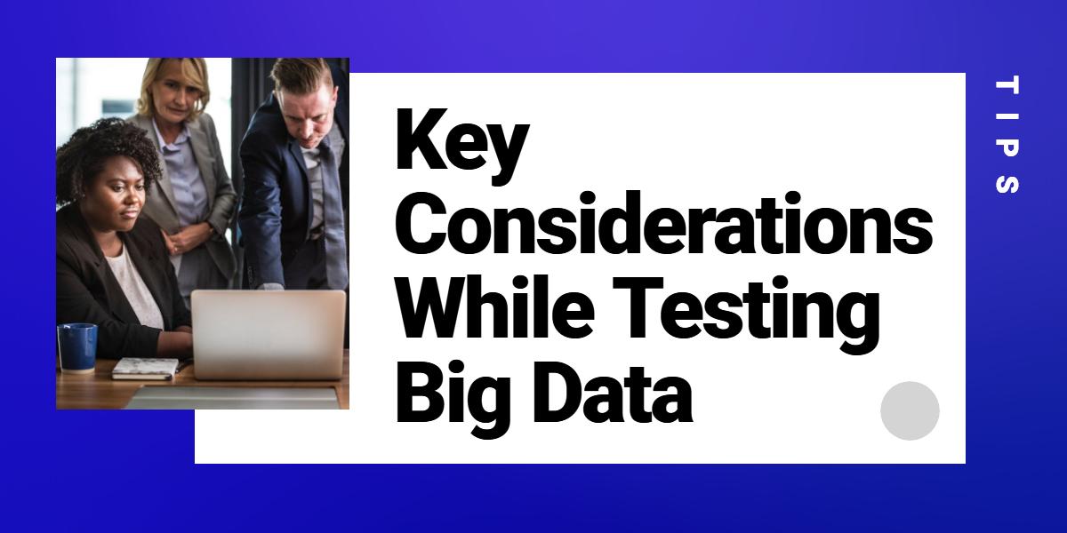 Datahod1's tweet photo. Key Considerations While Testing Big Data
#BigData #BigDataAnalytics #testing 
@BugRaptors 
https://t.co/C9Sn2p7ZZo https://t.co/wEnqCDvcck
