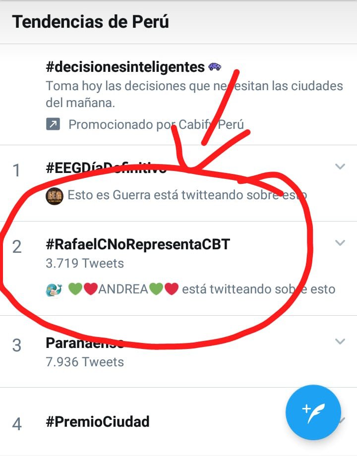MUJER_ACTUAL26's tweet photo. @MagalyTvLaFirme @atvpe Ducelia dice que no se identifica con COMBATE 👎👎👎 , mejor los combatientes no la queremos que se quede con los guerreros , pero mira la tt de hoy q los fans le hicieron a eeg 😂😂😂😂😂😂 los fans le dan con todo a eeg https://t.co/MHi2uAyuQM