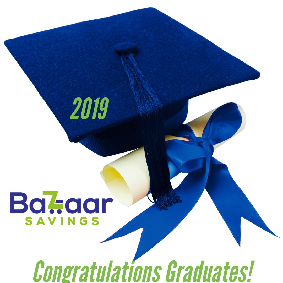 It’s Graduation Season and we couldn’t be more excited!  MANY CONGRATS to every graduate whether it’s high school, college or an advanced degree... best of luck with your next chapter!  Make it the best one yet!
#bazaarsavings #supportshopsave #graduationtime #community
