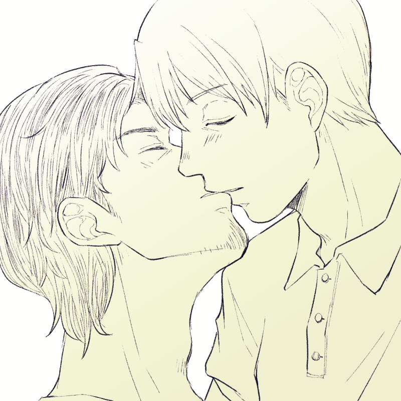 #創作BL キスの日 