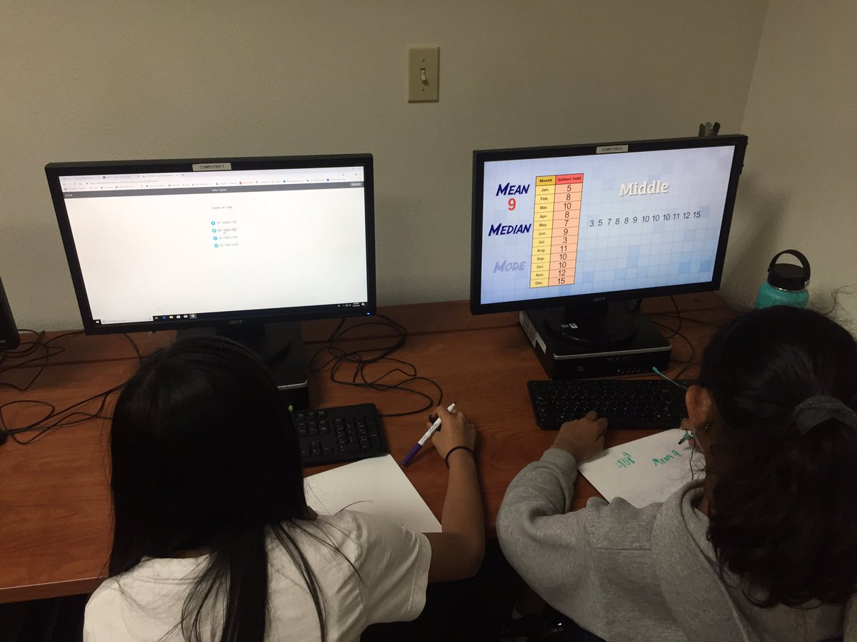 DebbieHurtado's tweet photo. One of the biggest advantages to #GoogleClassroom is being able to assign different posts to different students. We literally had six different tracks of math going on at the same time in the tech lab today. This little trick from @alicekeeler - #fallcue2017 (I think). #MTBoS https://t.co/5CyYm3RHnV