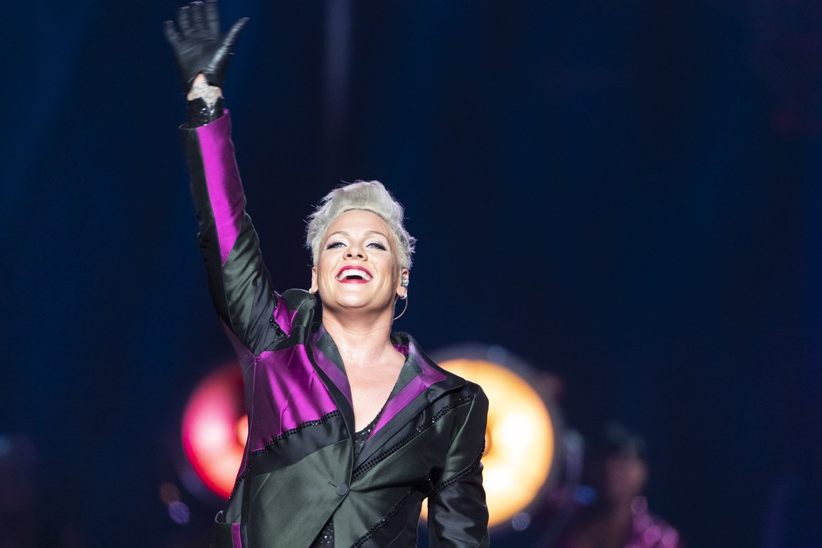 TheGarden's tweet photo. Thank you @pink for bringing Beautiful Trauma back to The Garden! 💖✨ We always love partying with you! #PinkMSG #SoldOut #BeautifulTraumaTour (📸: Zack Lane/MSG Photos) https://t.co/uK6GlDXzgc