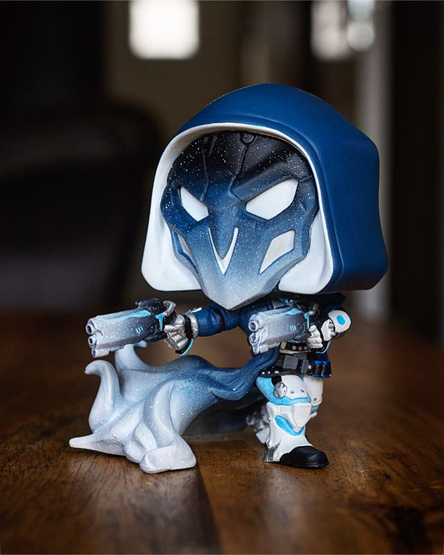 Funko POP News ! on Twitter: "Loving this custom, Shiver Reaper skin from Overwatch! Very clean, looking forward some more action poses from the wave of POPs! ~ Custom