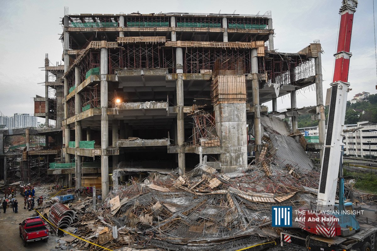 Asal Gombak On Twitter Gambar Terbaru Runtuhan Dekat Terminal Bersepadu Gombak Sumber Msianinsight