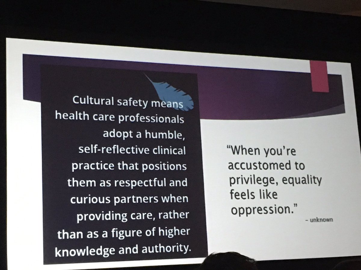 glendaduruptAHS's tweet photo. Cultural Safety and Cultural Humility - thank you for giving an excellent session @cwieman #CanadianBioEthics #indigenoushealth #culturalsafety #culturalhumility #CBS19 https://t.co/Y71sh6kysD