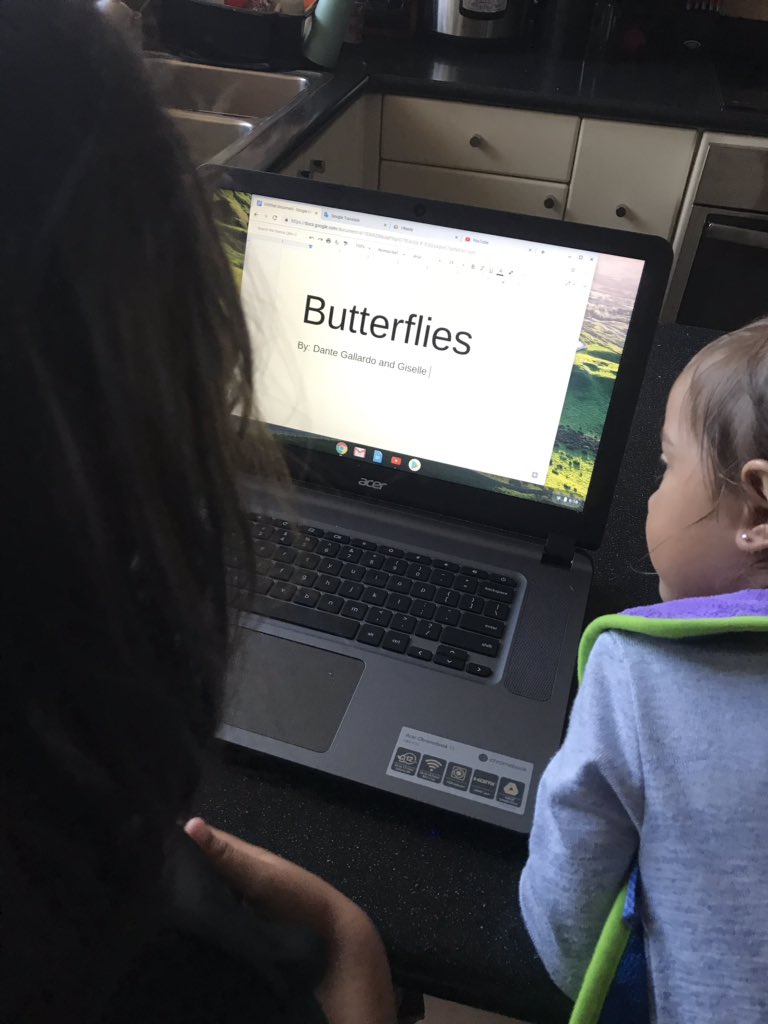 gallardo_greta's tweet photo. He’s having his little sister he him write a story about a topic of her choice. I’m over here surprised at how much he knows about using a word processor 😳 Great work @HahaioneES and my boy’s 1st grade teacher! #selfledlearning #IBHawksFly #firstgrade 👍🏻 https://t.co/QyCHCiuTG6