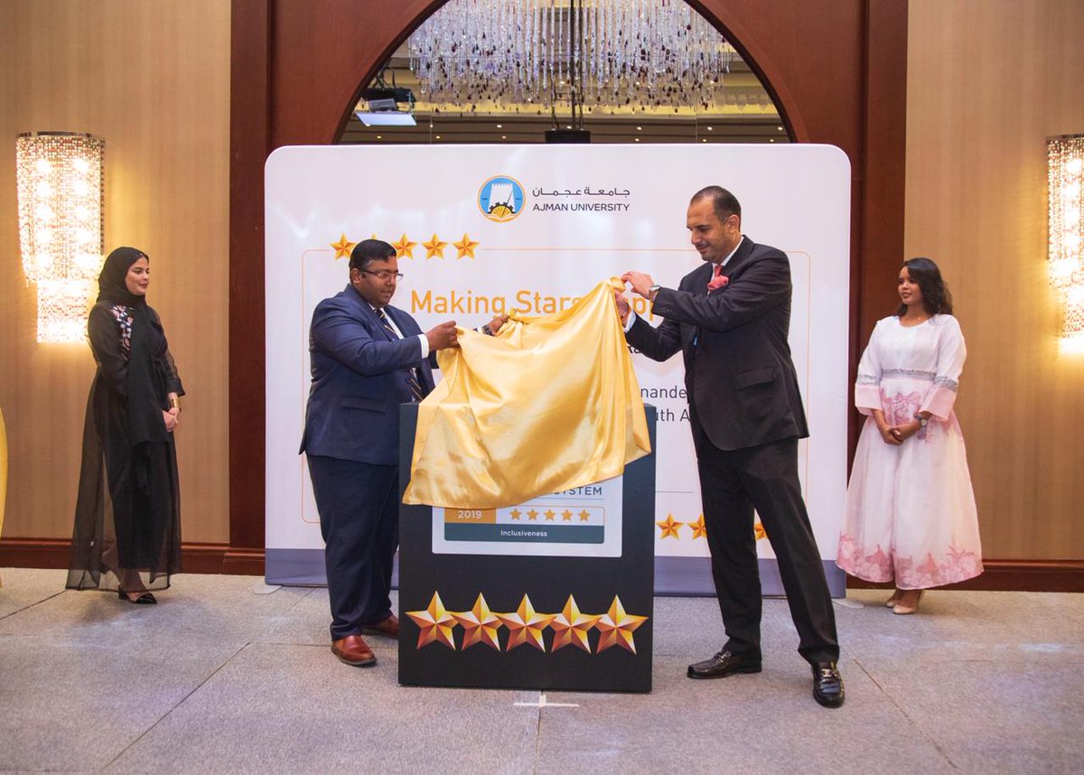 ashwinjf's tweet photo. An awesome suhoor evening in #Ajman to celebrate @AjmanUniversity's #QSStars results. #5Stars in Social Responsibility, Inclusive and Facilities. #AUStars #MakeStarsHappen @QS_Corporate learn more https://t.co/qoTjHiV715 https://t.co/6MxDLIEEF7