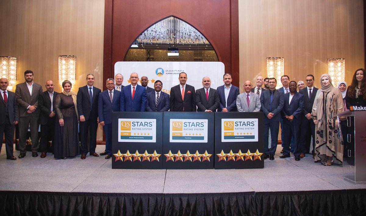 ashwinjf's tweet photo. An awesome suhoor evening in #Ajman to celebrate @AjmanUniversity's #QSStars results. #5Stars in Social Responsibility, Inclusive and Facilities. #AUStars #MakeStarsHappen @QS_Corporate learn more https://t.co/qoTjHiV715 https://t.co/6MxDLIEEF7
