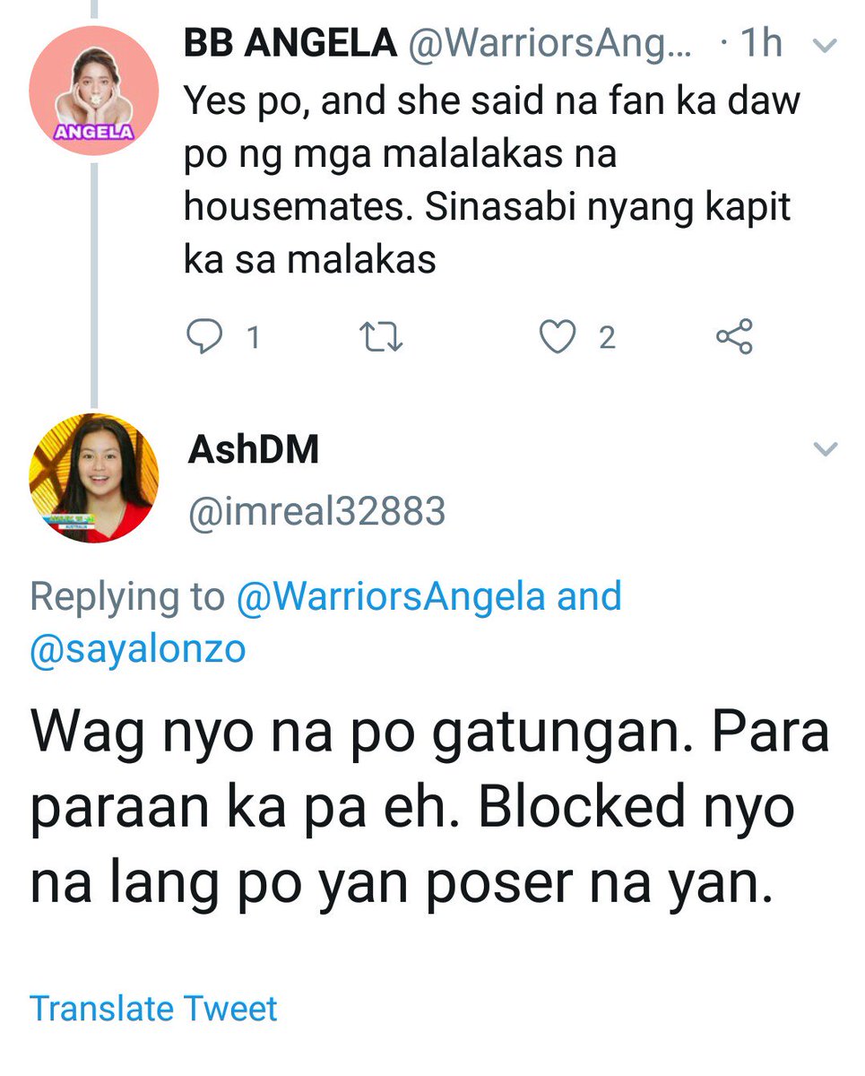 imreal32883's tweet photo. May pasulsol pa talaga Mars. Pinapablock lang naman yun poser.. Ang babait! https://t.co/BJjVqsLTiw