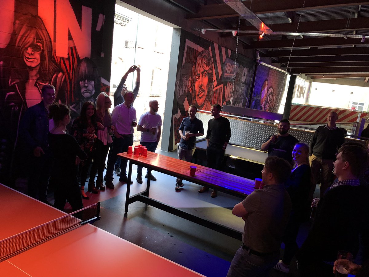 JoshuaDuxbury's tweet image. So it was a great day yesterday seeing our Poland development team  for the first time as they fly over and have an evening with us which I involved beer pong and table tennis! #teamBuilding @TheLeadAgencyUK #devnight