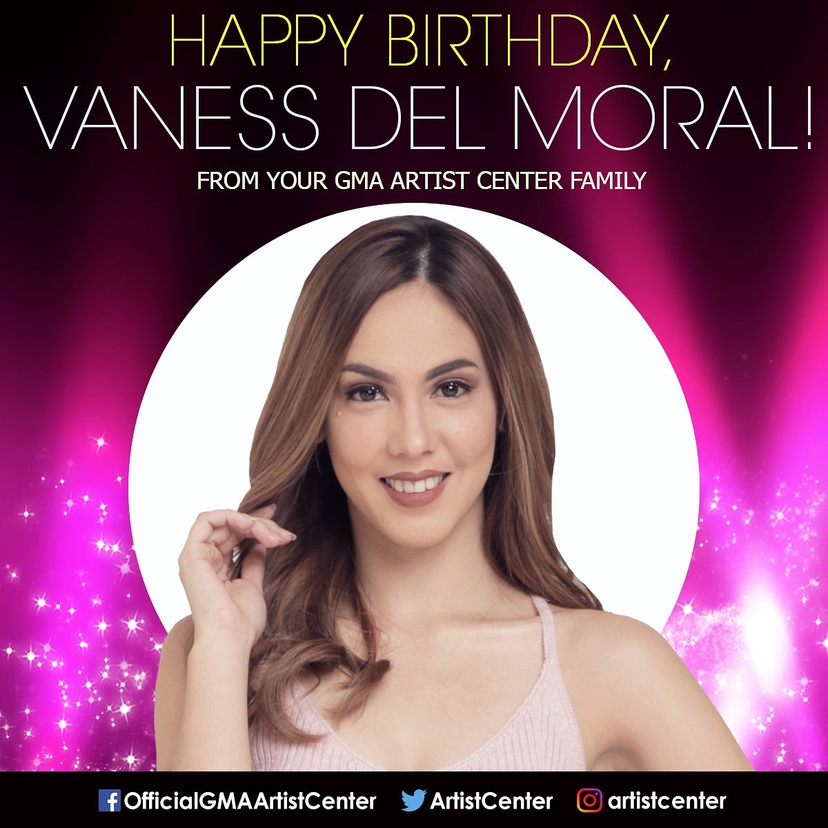 Happy Birthday, Vaness Del Moral! 