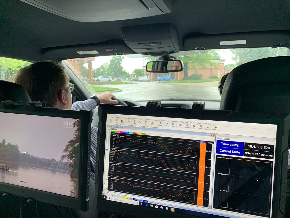 Drove test our #5G network using my new #V50ThinQ around Overland Park , KS today with <a href="/scott_santi/">Sctt</a> , <a href="/LoriAmes/">Lori Ames</a> and #SprintNetwork engineers. Mobile #5G is here and all set for launch - coming soon !