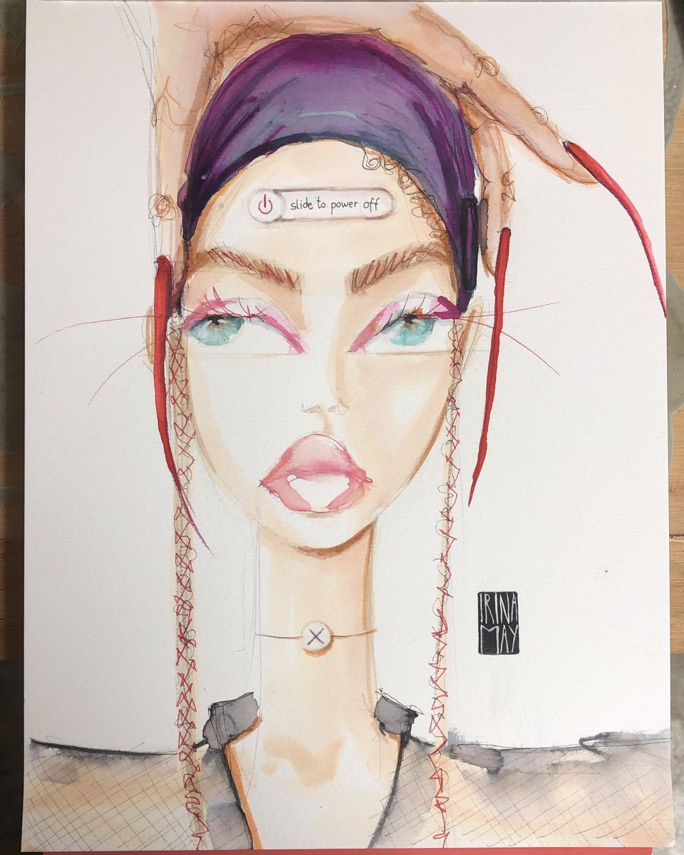 imaydesign's tweet image. Who pushed your button?
#pushingbuttons #iphone #drawing #ThursdayThoughts #ArtistOnTwitter