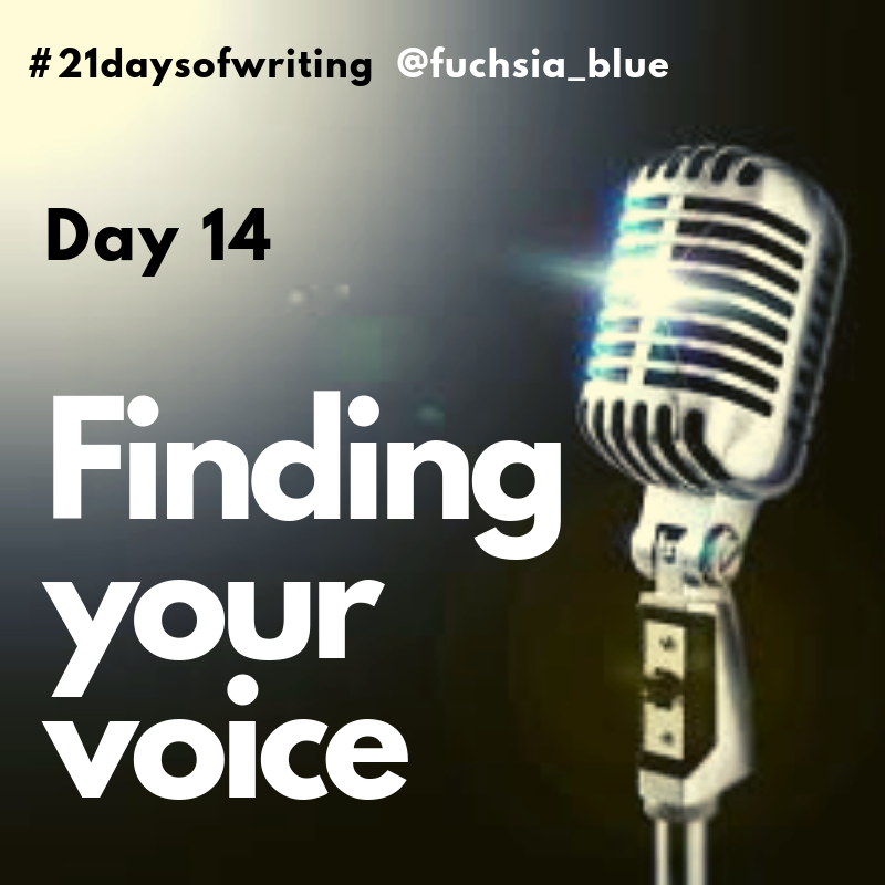 fuchsia_blue's tweet image. Finding your voice – #21daysofWriting – Day 14 fuchsiablueblog.wordpress.com/2019/05/23/fin…