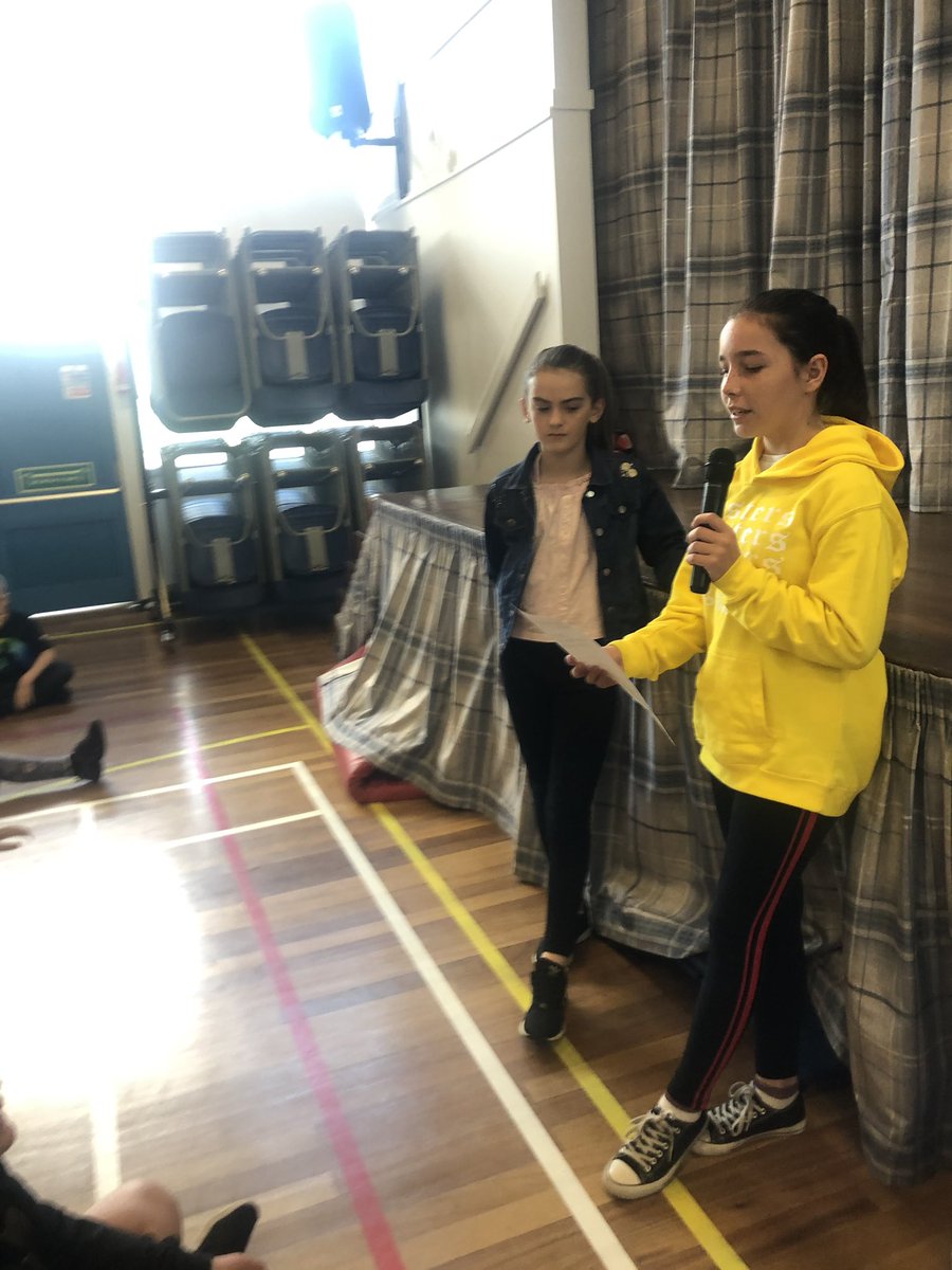 HolytownPS's tweet photo. Our JRSO’s introduced NLC’s Design a School Parking Banner Competition at assembly. This is our pupils chance to send their own message about parking at the school gates. Why not work as a family and together make a difference? #safetymatters #JRSO #smartpaking @nlcpeople https://t.co/IuFmWnoK7i