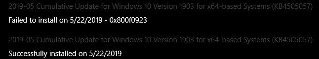 demonforhell's tweet image. Windows 10 1903 when install KB4505057, my Predator Helios 300 crashed 😑 #Windows10May2019Update #Windows10 #WindowsUpgradeCrash
